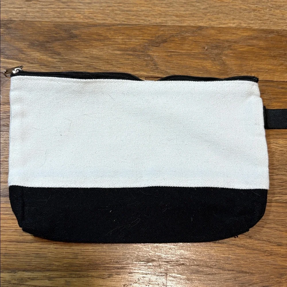 Origins linen cosmetic bag plus bonus bag